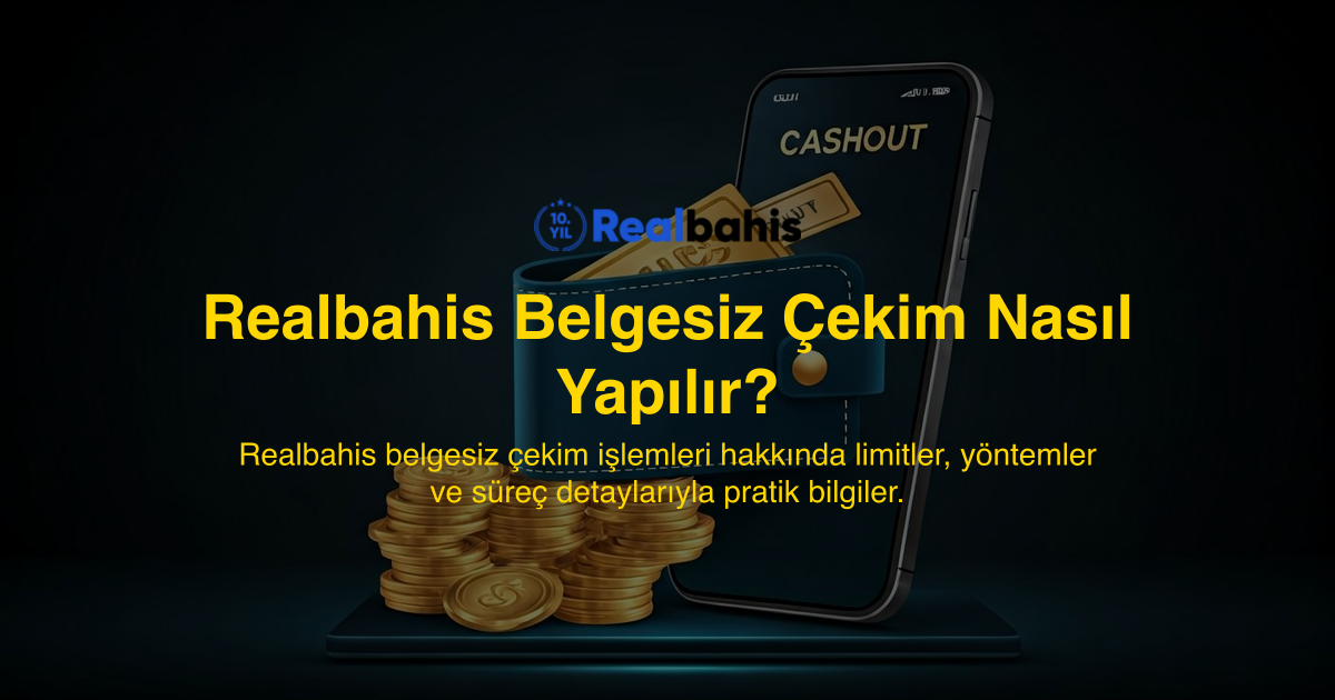 Realbahis Belgesiz Çekim Nasıl Yapılır?